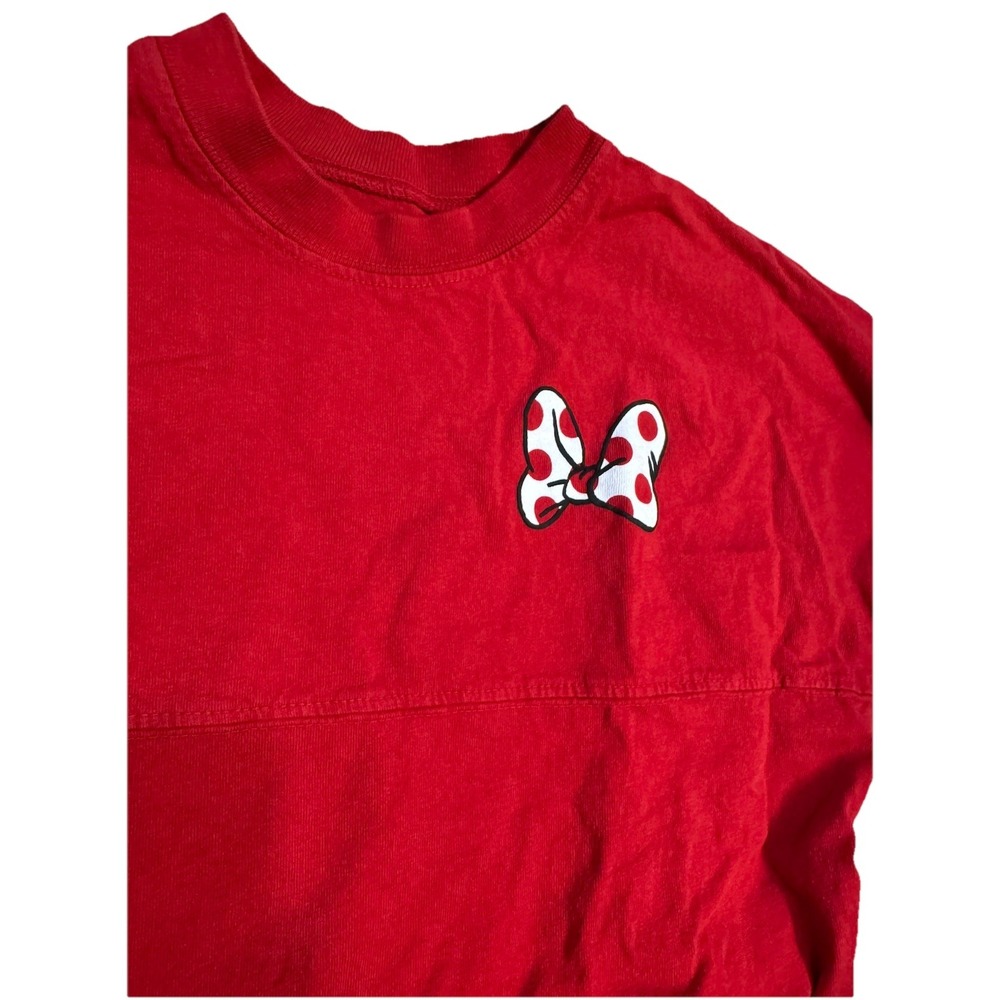Disney Spirit Youth Girls Size Large - Red Minnie Mouse Long Sleeve Tshirt